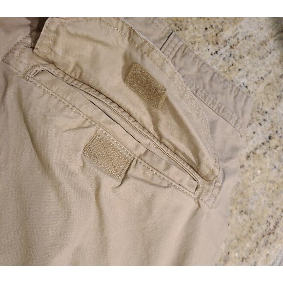 Lot of 2 Izod Saltwater & World Wide Sportsman Men 42 Shorts Cargo Tan Gray - Picture 15 of 16